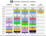 CI-PNW 2001 Schedule