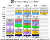 CI-PNW 2002 Schedule