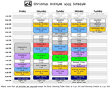 CI-PNW 2003 Schedule