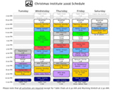 CI-PNW 2006 Schedule