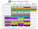CI-PNW 2007 Schedule