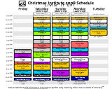 CI-PNW 2008 Schedule