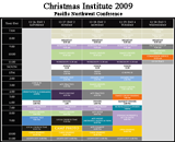 CI-PNW 2009 Schedule