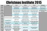 CI-PNW 2015 Schedule
